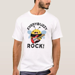 Camiseta Cada Buzzy Rock Música Engraçada Bebe Pun