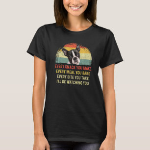 Camiseta Cada Cachorro Que Você Faz De Boston Terrier Cacho