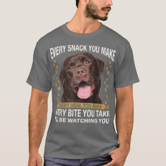 Camiseta Cada Cachorro Que Você Faz Um Cachorro De Chocolat