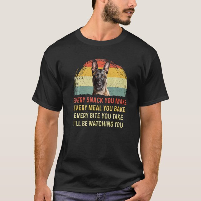 Camiseta Cada Cachorro Que Você Faz Um Cachorro Malinês Bel (Frente)