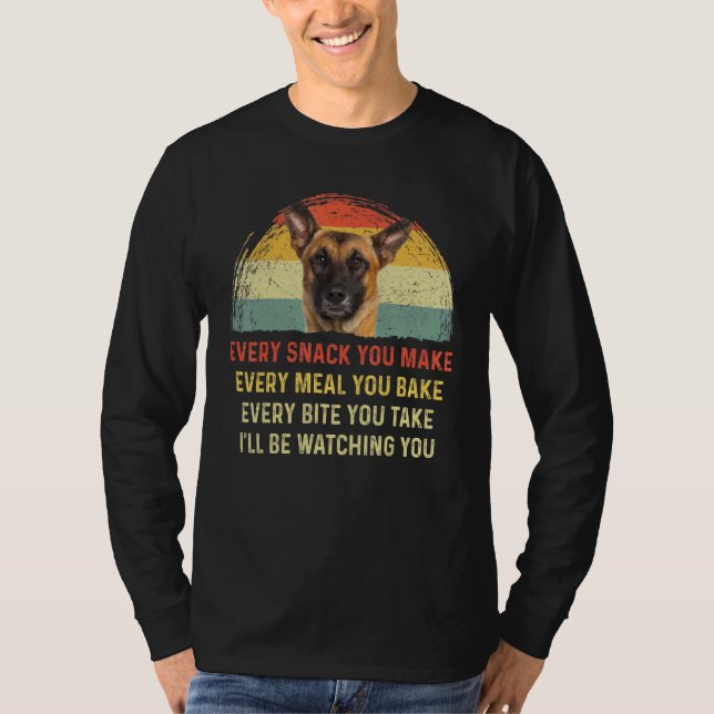 Camiseta Cada Cachorro Que Você Faz Um Cachorro Malinês Bel (Frente)