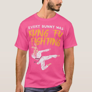 Camiseta Cada Coelhinha Era Kung Fu Lutando Arte Marcial En