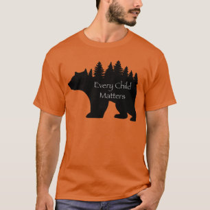 Camiseta Cada Criança Importa Design do Urso 