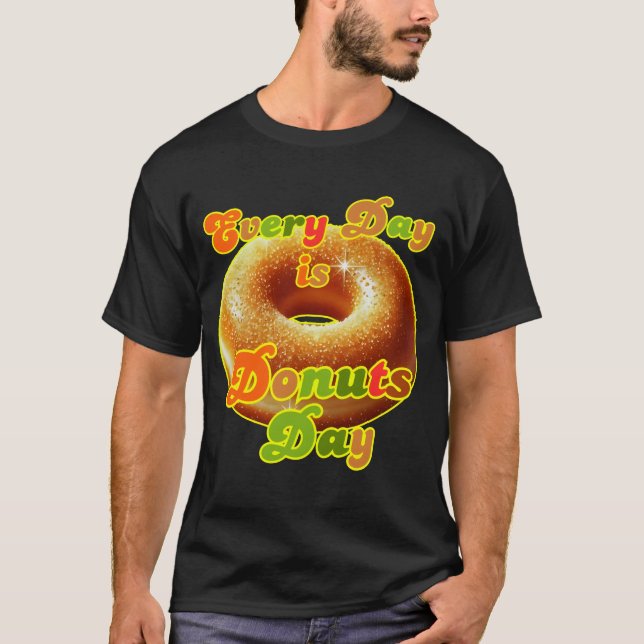 Camiseta cada dia é dia de rosquinha (Frente)