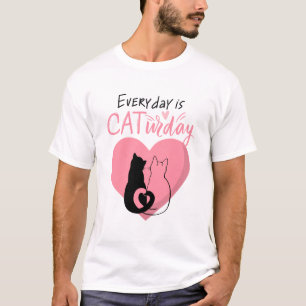 Camiseta Cada dia é o Poster do Amor do CATurday