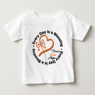 Camiseta Cada dia é uma bênção - espere a leucemia