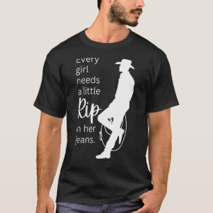 Camiseta Cada Garota Precisa De Um Pouco De Seu Jeans 2