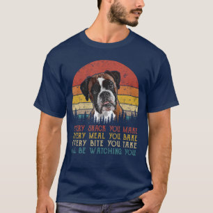 Camiseta Cada Lanche Que Você Faz Cachorro Boer Pai Cachorr