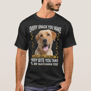 Camiseta Cada Lanche Que Você Faz Labrador Retriever Mãe d