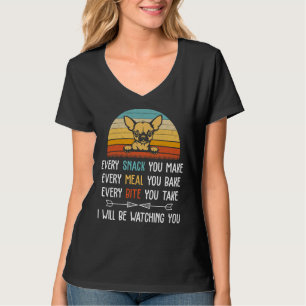 Camiseta Cada lanche Você Faz Cada Refeição Você Assar Chih