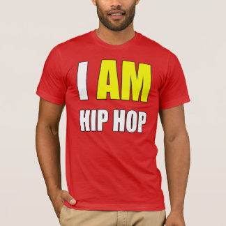 CAMISETA "CADA LETRA AMARELA DE "EU SOU HIP HOP"