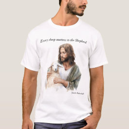 Camiseta Cada ovelha importa para o pastor