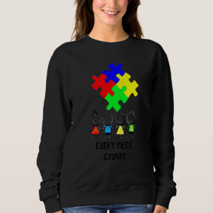 Camiseta Cada Peça Conta com Consciência Autista