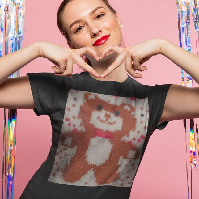 Camiseta Cada Pedra do Seu Amor (Every Stitch of Your Love Womens Dark T-Shirt)