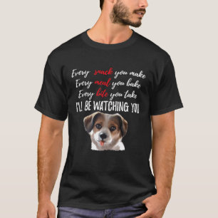 Camiseta Cada Refeição Você Assar Engraçado Jack Russell Te