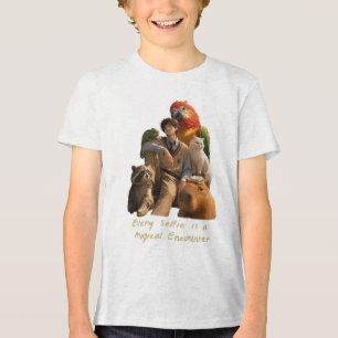 Camiseta Cada Selfie é um Encontro Mágico