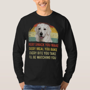 Camiseta Cada Snack Você Faz Um Cachorro Kuvasz Cachorro Mã