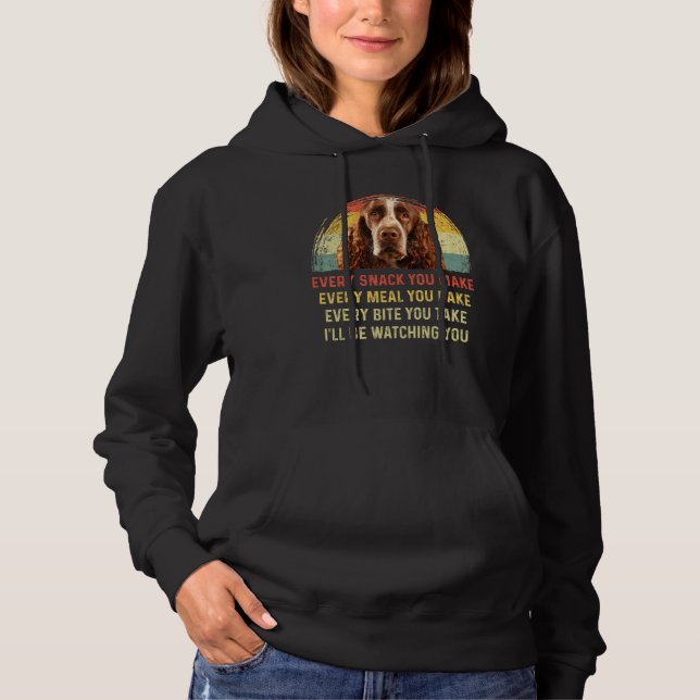 Camiseta Cada Snack Você Faz Um Inglês Springer Espanhol Mã (Frente)