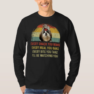 Camiseta Cada Snack Você Faz Um Shuz Tog Mãe Pai Cachorro