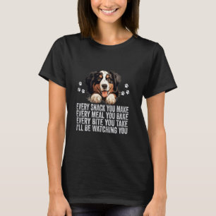Camiseta Cada Sopro Você Faz Um Cachorro De Montanha Bernês