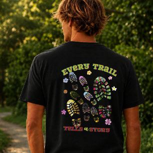 Camiseta "Cada Trilha Conta uma História" Caminhada 