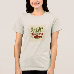 Camiseta Cada vibração é linda - elevando o T-Shir feminino