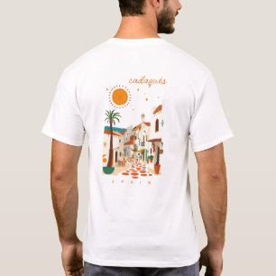 Camiseta Cadaqués Cadaques Espanha cidade branca roupa