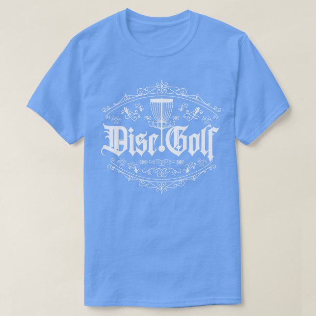 Camiseta Cadeia Clássica de Golf de Disco (Frente do Design)