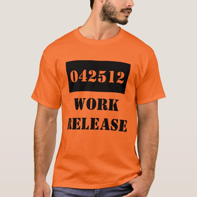Camiseta Cadeia da liberação do trabalho do presente da (Frente)
