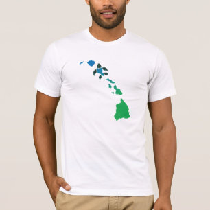 Camiseta Cadeia das Ilhas Hawaii