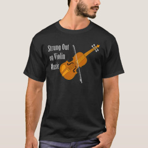Camiseta Cadeia de Caracteres de Violino