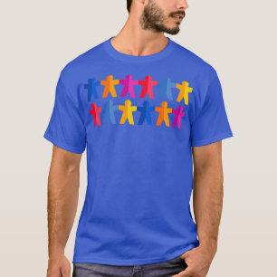 Camiseta Cadeia de Pessoas de Papel