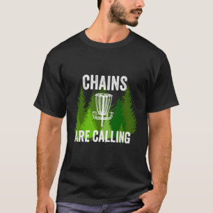 Camiseta Cadeias Engraçadas De Golfe De Disco Chamam Folf F