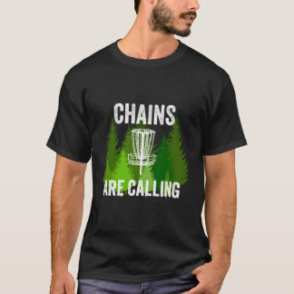 Camiseta Cadeias Engraçadas De Golfe De Disco Chamam Folf F