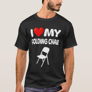Camiseta Cadeira A Dobrar, Adoro Minha Cadeira
