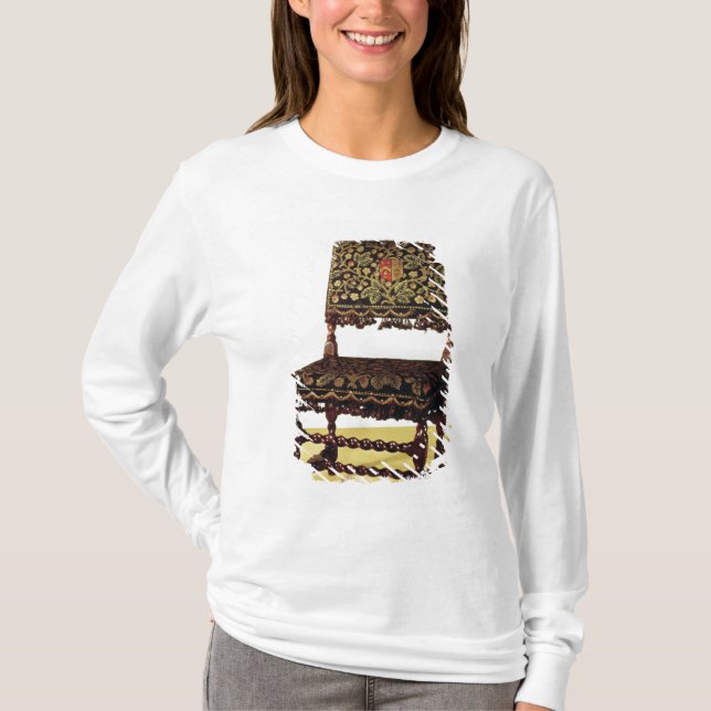 Camiseta Cadeira com macas espirais, fim do século XVII (Frente)
