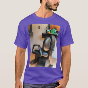 Camiseta Cadeira de barbeiro e fornecimento de cabelo