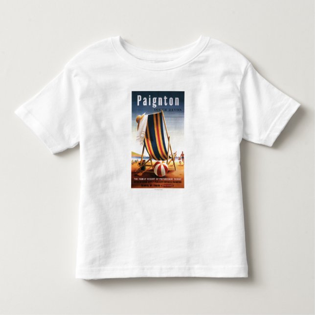 Camiseta Cadeira de praia das estradas de ferro e poster (Frente)