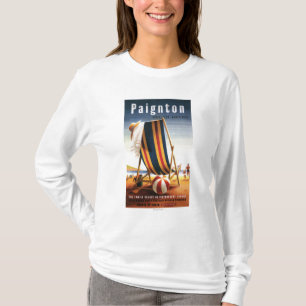 Camiseta Cadeira de praia das estradas de ferro e poster