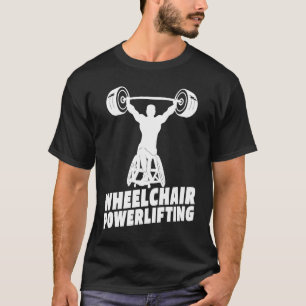 Camiseta Cadeira de Rodas Fitness Academia Treinamento de F
