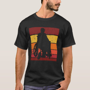 Camiseta Cadeira de Rodas Retro - Deficiência Cadeira de Ro