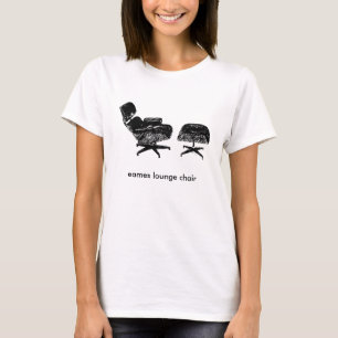 Camiseta cadeira de sala de estar dos eames