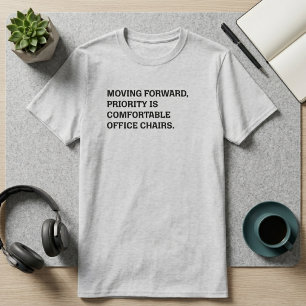 Camiseta Cadeiras de Escritório Confortáveis para o Futuro 