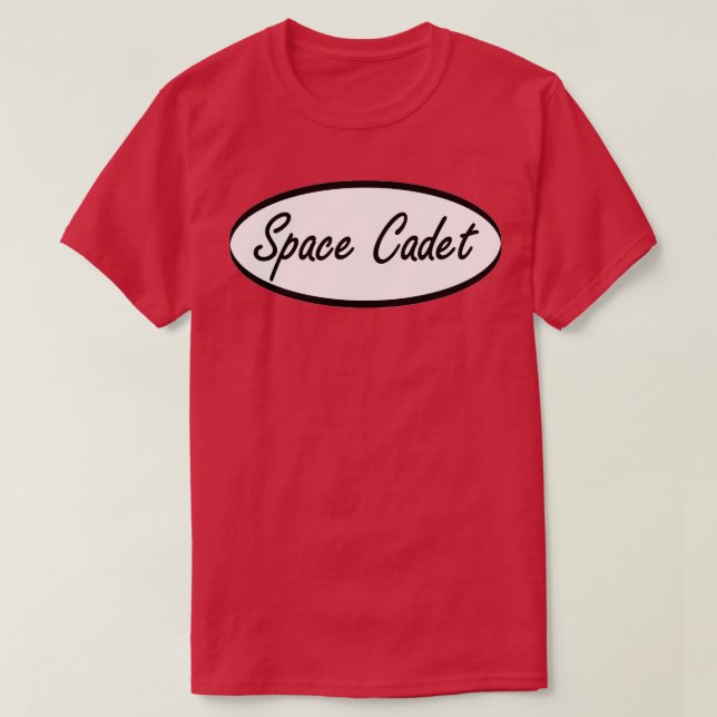 Camiseta cadete espacial (Frente do Design)
