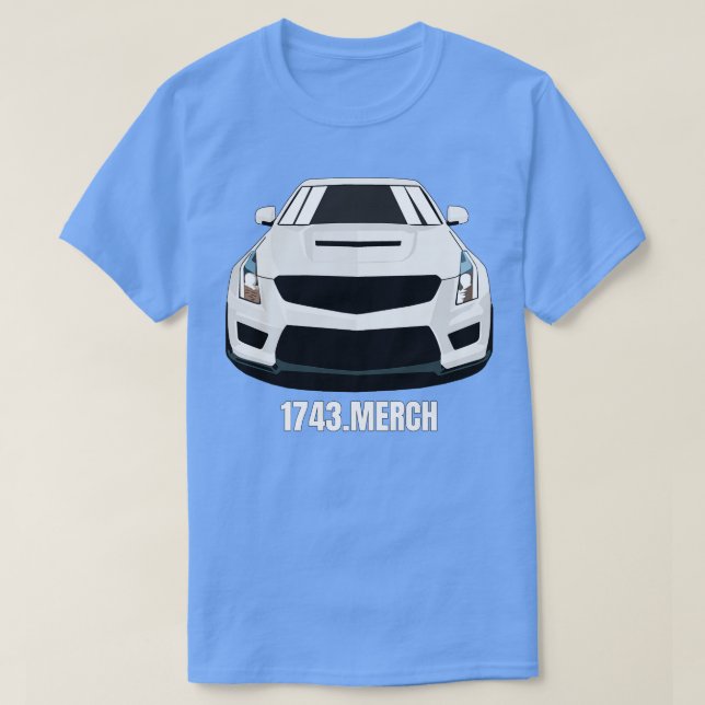 Camiseta cadillac cts v (Frente do Design)