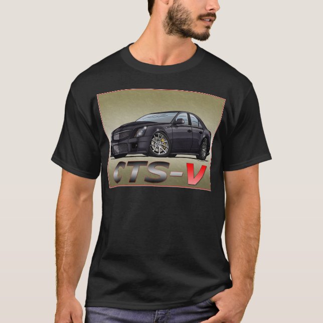 Camiseta Cadillac CTS_V (Frente)
