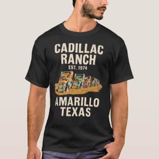 Camiseta Cadillac Ranch Vintage Estrada Americana Retro 70