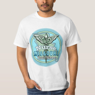 Camiseta Caduceu de Enfermeira de Missouri