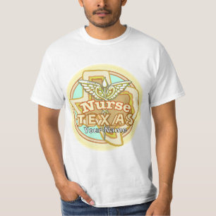 Camiseta Caduceu de Enfermeira do Texas