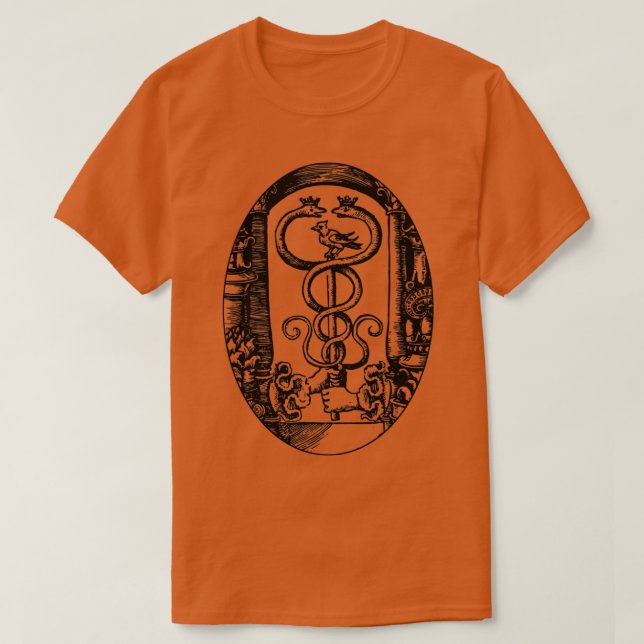Camiseta Caduco de Hermes Thoth (Frente do Design)